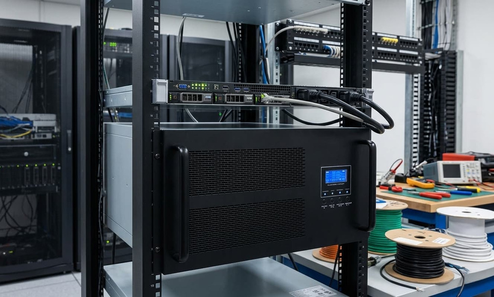 Double-conversion online UPS